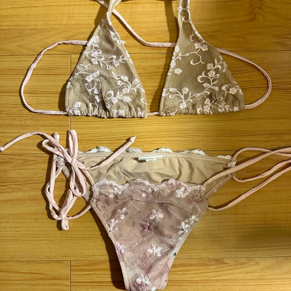 White lace beach bunny first collection m/m
